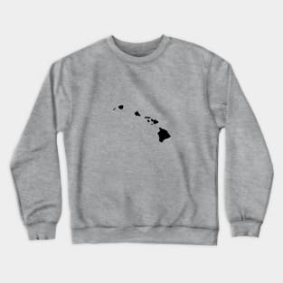 Hawaii Black Crewneck Sweatshirt